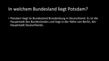 Vorschau - Arbeitsblätter - AB mit Fragen zum Thema "Potsdam" + Lösungsblatt + Infografik - Seite 3