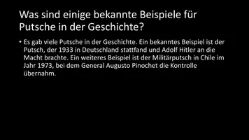 Vorschau - Arbeitsblätter - AB mit Fragen zum Thema "Putsch" + Lösungsblatt - Seite 3