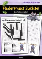 Vorschau - Arbeitsblätter - Fledermaus Suchsel - Buchstabengitter - Deckblatt