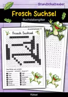 Vorschau - Arbeitsblätter - Frosch Suchsel - Buchstabengitter - Deckblatt