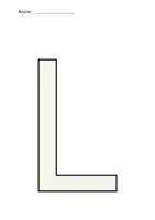 Vorschau - Arbeitsblätter - Buchstabe L / l 10 Arbeitsblätter Stationenlernen - Seite 1