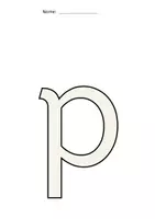 Vorschau - Arbeitsblätter - Buchstabe P / p 10 Arbeitsblätter + Stationenlernen - Seite 2