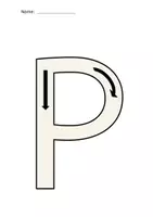 Vorschau - Arbeitsblätter - Buchstabe P / p 10 Arbeitsblätter + Stationenlernen - Seite 3