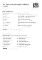 Vorschau - Arbeitsblätter - Arbeitsblatt zu Andreas Steinhöfel - Rico, Oskar und der Diebstahlstein - Deckblatt
