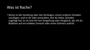 Vorschau - Arbeitsblätter - AB mit Fragen zum Thema "Rache" + Lösungsblatt + Infografiken - Seite 3