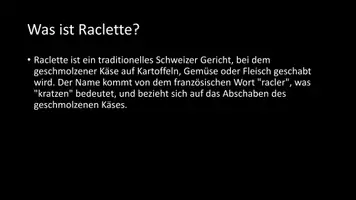Vorschau - Arbeitsblätter - AB mit Fragen zum Thema "Raclette" + Lösungsblatt + Mindmap - Seite 3