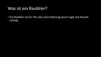 Vorschau - Arbeitsblätter - AB mit Fragen zum Thema "Raubtiere" + Lösungsblatt + Infografik - Seite 3