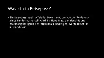 Vorschau - Arbeitsblätter - AB mit Fragen zum Thema "Reisepass" + Lösungsblatt + Mindmap + Infografik - Seite 3