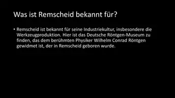 Vorschau - Arbeitsblätter - AB mit Fragen zum Thema "Remscheid" + Lösungsblatt - Seite 2