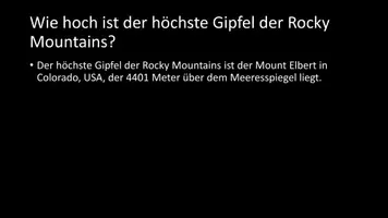 Vorschau - Arbeitsblätter - AB mit Fragen zum Thema "Rocky Mountains" + Lösungsblatt - Seite 3