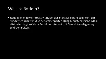 Vorschau - Arbeitsblätter - AB mit Fragen zum Thema "Rodeln" + Lösungsblatt - Seite 2