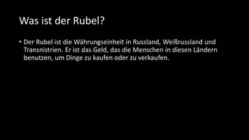 Vorschau - Arbeitsblätter - AB mit Fragen zum Thema "Rubel" + Lösungsblatt - Seite 2
