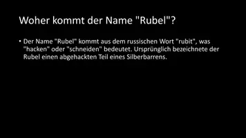 Vorschau - Arbeitsblätter - AB mit Fragen zum Thema "Rubel" + Lösungsblatt - Seite 3