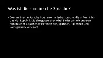 Vorschau - Arbeitsblätter - AB mit Fragen zum Thema "Rumänische Sprache" + Lösungsblatt - Seite 2