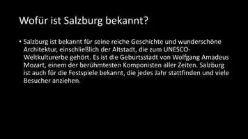 Vorschau - Arbeitsblätter - AB mit Fragen zum Thema "Salzburg" + Lösungsblatt + Infografik - Seite 3