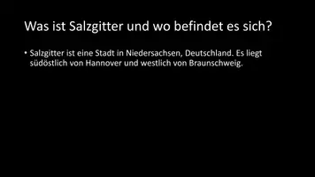 Vorschau - Arbeitsblätter - AB mit Fragen zum Thema "Salzgitter" + Lösungsblatt - Seite 2
