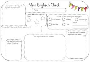 Vorschau - Arbeitsblätter - Mein Englisch Check Arbeitsblatt für den Einstieg - Seite 2
