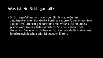 Vorschau - Arbeitsblätter - AB mit Fragen zum Thema "Schlaganfall" + Lösungsblatt + Mindmap + Infografik - Seite 3