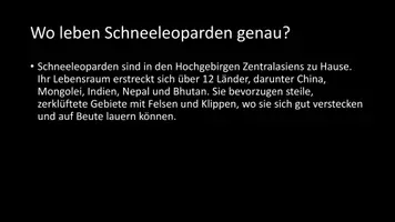 Vorschau - Arbeitsblätter - AB mit Fragen zum Thema "Schneeleopard" + Lösungsblatt - Seite 3