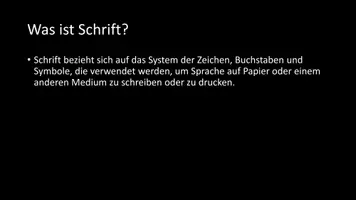 Vorschau - Arbeitsblätter - AB mit Fragen zum Thema "Schrift" + Lösungsblatt + Infografik - Seite 3