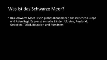 Vorschau - Arbeitsblätter - AB mit Fragen zum Thema "Schwarzes Meer" + Lösungsblatt - Seite 2