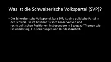 Vorschau - Arbeitsblätter - AB mit Fragen zum Thema "Schweizerische Volkspartei" + Lösungsblatt - Seite 2