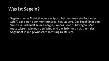 Vorschau - Arbeitsblätter - AB mit Fragen zum Thema "Segeln" + Lösungsblatt - Seite 2