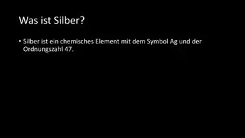 Vorschau - Arbeitsblätter - AB mit Fragen zum Thema "Silber" + Lösungsblatt + Mindmap - Seite 3