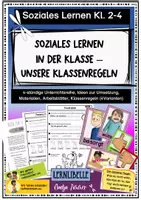 Vorschau - Unterrichtsreihen - Soziales Lernen in der Klasse - Unsere Klassenregeln (Wir essen keine Mitschüler) Klasse 2,3,4 - Deckblatt