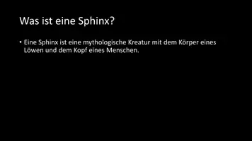 Vorschau - Arbeitsblätter - AB mit Fragen zum Thema "Sphinx" + Lösungsblatt + Infografik - Seite 3