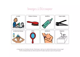 Aperçu - Apprentissages en autonomie - Loto de la salle de bain - Page 3