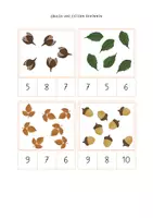 Vorschau - Aufgabenkarten - Klammerkarten Herbst - Deckblatt