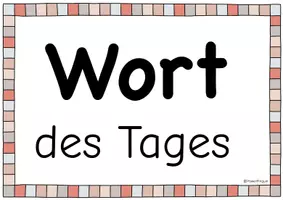 Vorschau - Unterrichtsreihen - Wort des Tages - Klasse 1 - Seite 2
