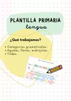 Vista previa - Unidades / Secuencias / Situaciones de Aprendizaje - PLANTILLA: análisis morfológico - sílaba tónica - Portada