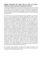 Vorschau - Arbeitsblätter - Digitale Sicherheit: Textverständnistext - Text, Aufgaben und Lösungen - Seite 1