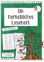 Vorschau - Unterrichtsreihen - Leseheft Herbst (Herbstliches Leseheft) - Klasse 2 - Deckblatt
