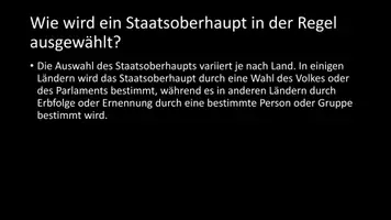 Vorschau - Arbeitsblätter - AB mit Fragen zum Thema "Staatsoberhaupt" + Lösungsblatt - Seite 3