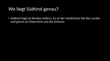 Vorschau - Arbeitsblätter - AB mit Fragen zum Thema "Südtirol" + Lösungsblatt + Infografik - Seite 3