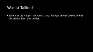 Vorschau - Arbeitsblätter - AB mit Fragen zum Thema "Tallinn" + Lösungsblatt - Seite 2
