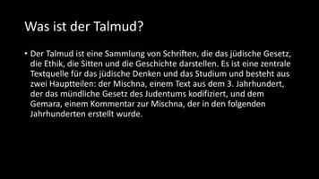 Vorschau - Arbeitsblätter - AB mit Fragen zum Thema "Talmud" + Lösungsblatt - Seite 2