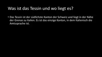 Vorschau - Arbeitsblätter - AB mit Fragen zum Thema "Tessin" + Lösungsblatt - Seite 2