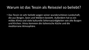 Vorschau - Arbeitsblätter - AB mit Fragen zum Thema "Tessin" + Lösungsblatt - Seite 3
