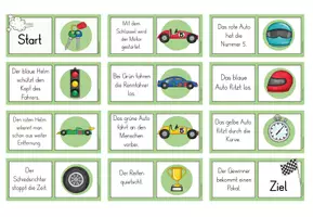 Vorschau - Anderer Materialtyp - Lesedomino Rennfahrer (differenziert) - Seite 3