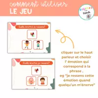 Aperçu - Jeux - Les émotions ou Sentiments BOOM CARDS - Page 3