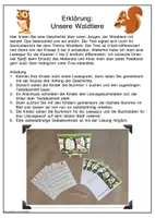 Vorschau - Arbeitsblätter - Materialpaket 2 Lesespurgeschichten Herbst Waldtiere Bündel - Seite 2