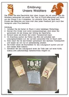 Vorschau - Arbeitsblätter - Materialpaket 2 Lesespaziergänge Herbst Waldtiere Bündel - Seite 2