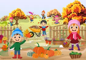 Vorschau - Arbeitsblätter - Lesespaziergang Herbst Deutsch lesen - Seite 1