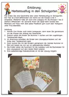 Vorschau - Arbeitsblätter - Lesespurgeschichte Herbst Deutsch Leseverständnis - Seite 1