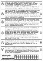 Vorschau - Arbeitsblätter - Lesespurgeschichte Herbst Deutsch Leseverständnis - Seite 3