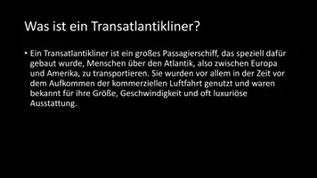 Vorschau - Arbeitsblätter - AB mit Fragen zum Thema "Transatlantikliner" + Lösungsblatt - Seite 2